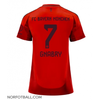 Billige Fotballdrakt Bayern Munich Serge Gnabry #7 Replika Hjemmedrakt Dame 2024-25 Kortermet